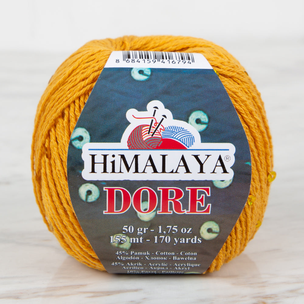 Himalaya Dore Pullu Hardal El Örgü İpl - 61413